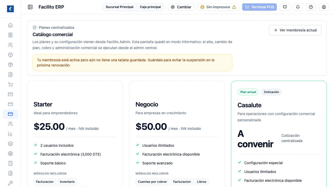 Entrar por la dirección de Organización redirige acá. Es el mismo catálogo.